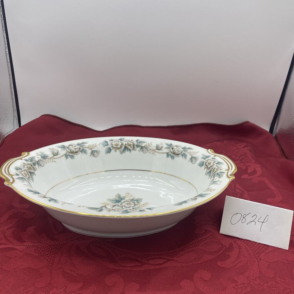 Noritake China "Laurette" Oval Serving Bowl #5047 10.5” X 7.75”